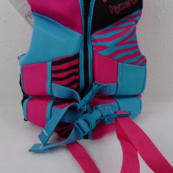 Hyperlite Child Life Vest Jacket Girls USCG Approved (33-55 lbs) - Picture 4 of 12